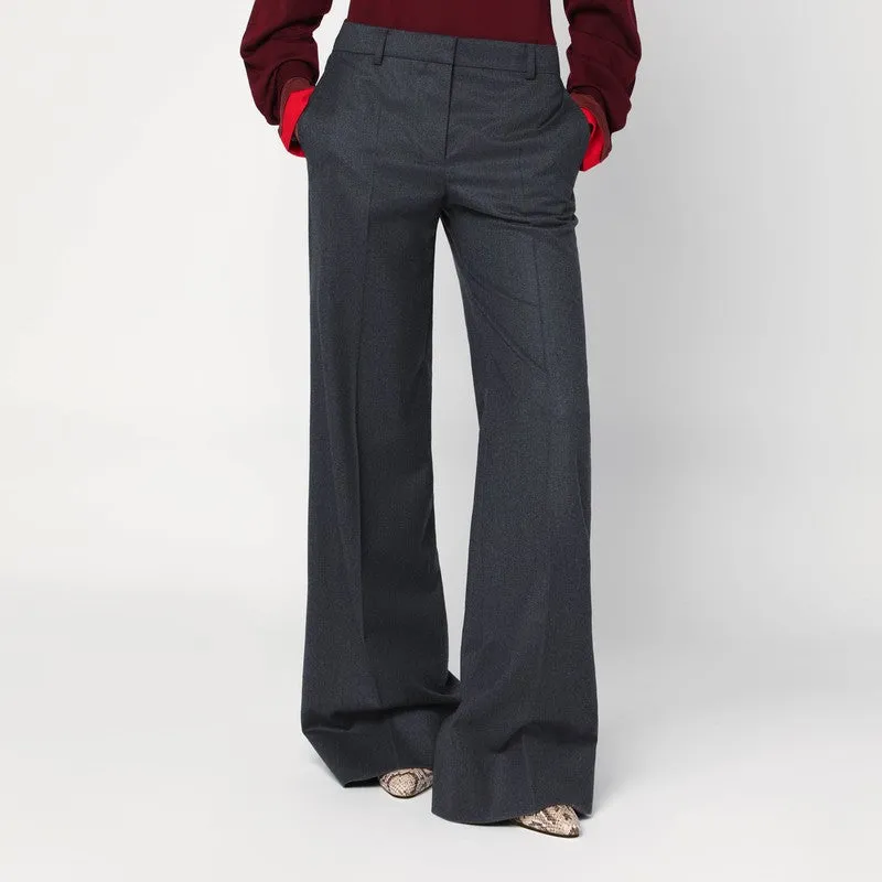 Wide grey wool trousers made by Lord & Taylor