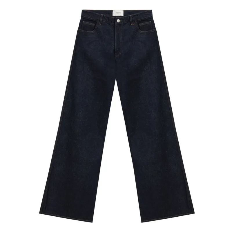Blue Cotton High-Waisted Jean sold by Lord & Taylor