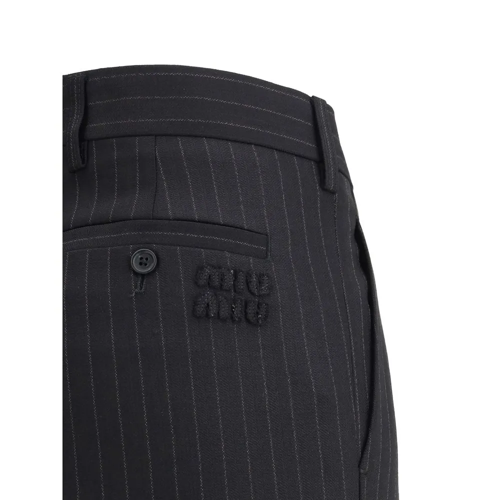 Striped Tailored Trousers sold by Lord & Taylor product image thumbnail 3