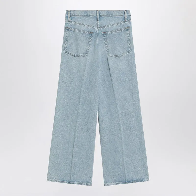 Low Baggy Wide Leg Jeans in Organic Denim sold by Lord & Taylor product image thumbnail 2