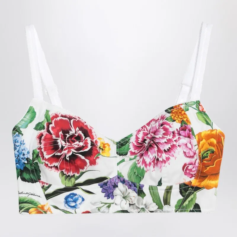 Dolce & Gabbana Dolce&Gabbana Floral print bralette top sold by Lord & Taylor