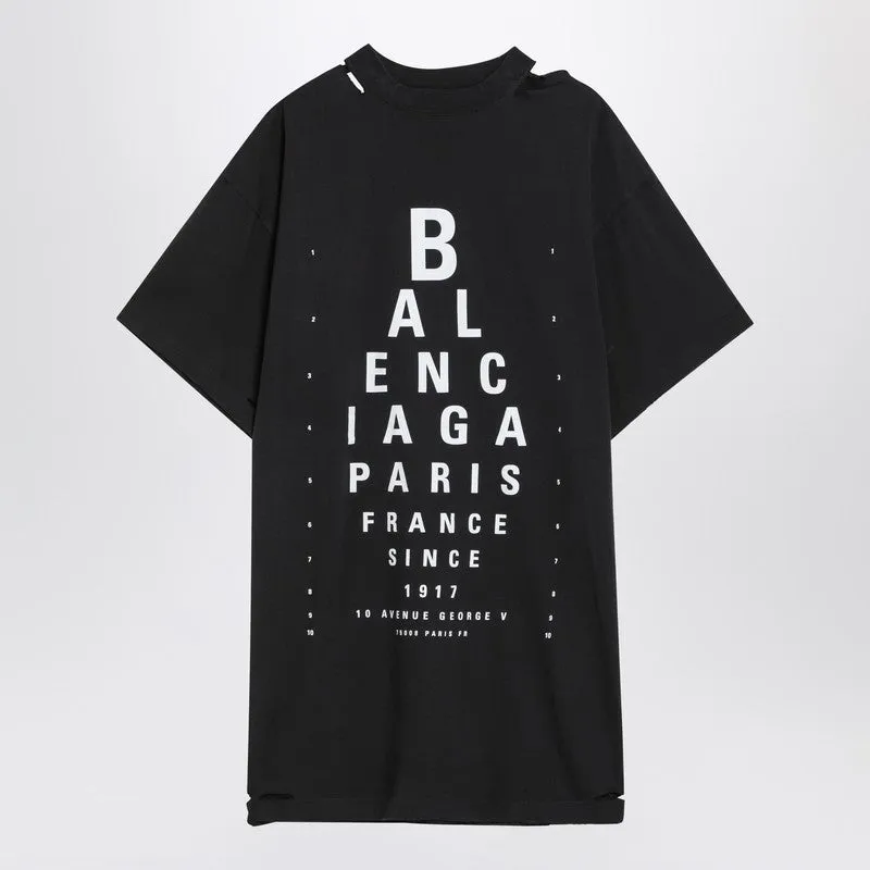 Balenciaga Optical black oversized T-shirt sold by Lord & Taylor