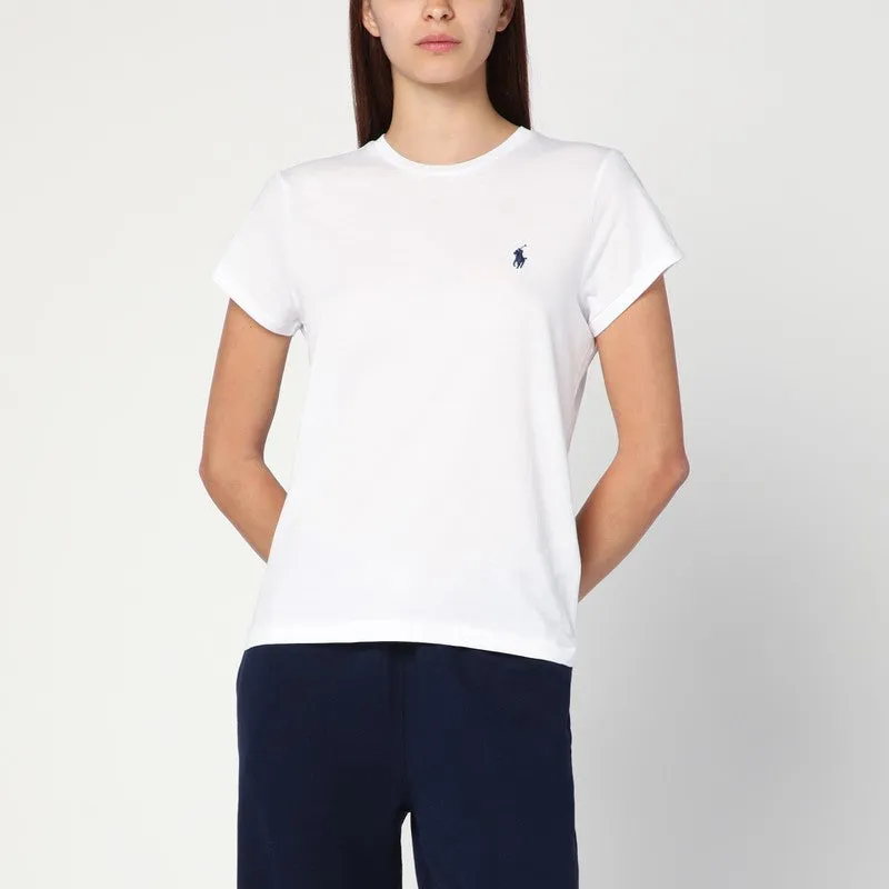 White cotton T-shirt with logo sold by Lord & Taylor