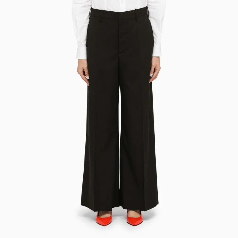 Marni Black wool palazzo trousers sold by Lord & Taylor