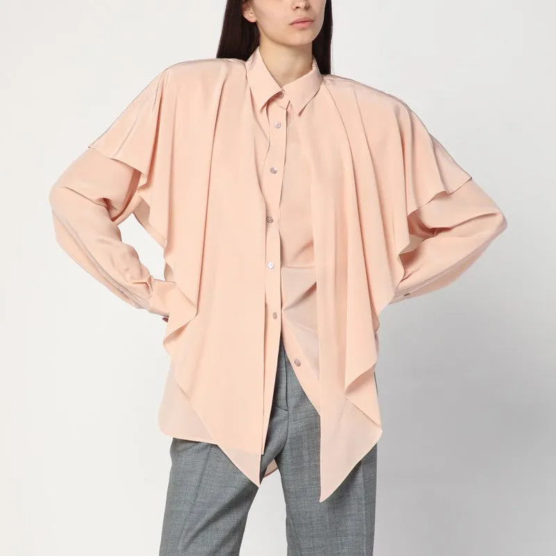 Pink silk shirt sold by Lord & Taylor