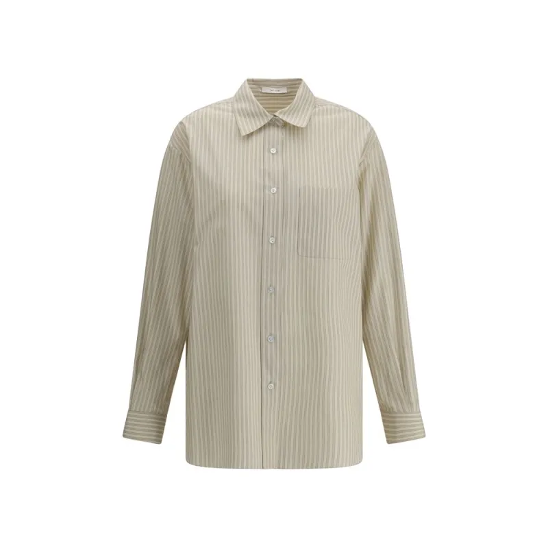 Striped Nesson Shirt made by The Row