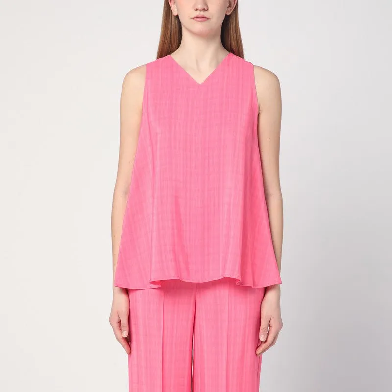 Pink Prya viscose top sold by Lord & Taylor