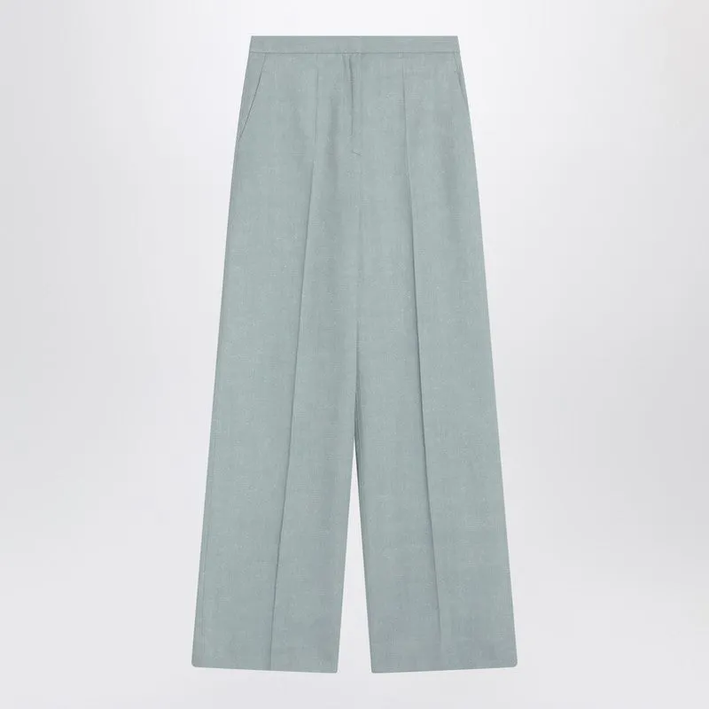 Gray fog pants in cotton blend sold by Lord & Taylor