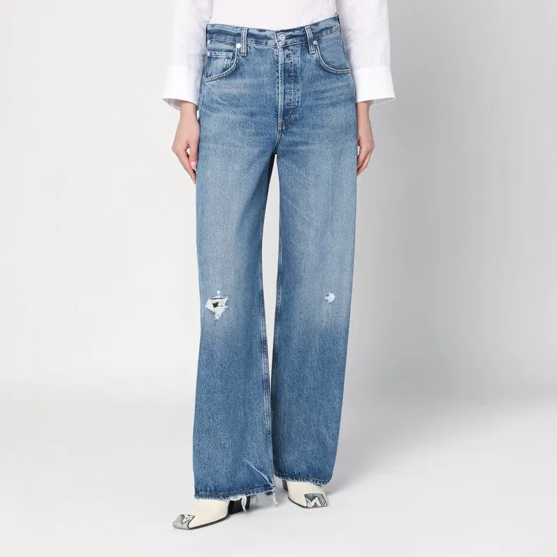 Ayla Baggy blue ripped jeans sold by Lord & Taylor