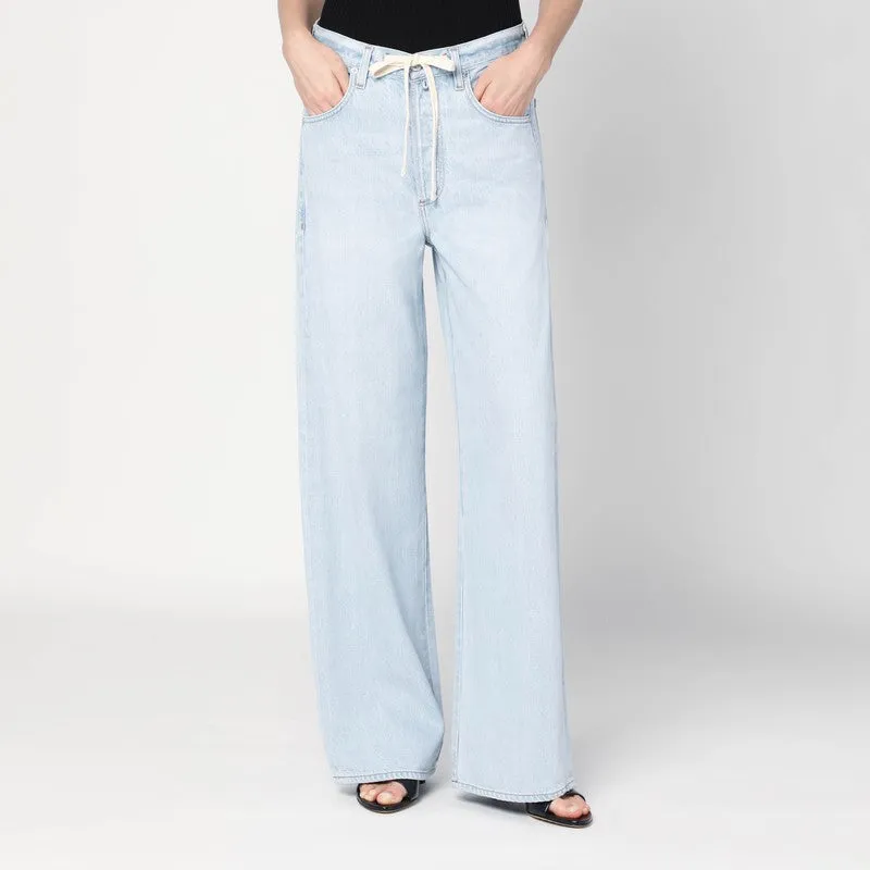 Brynn blue jeans with drawstring sold by Lord & Taylor