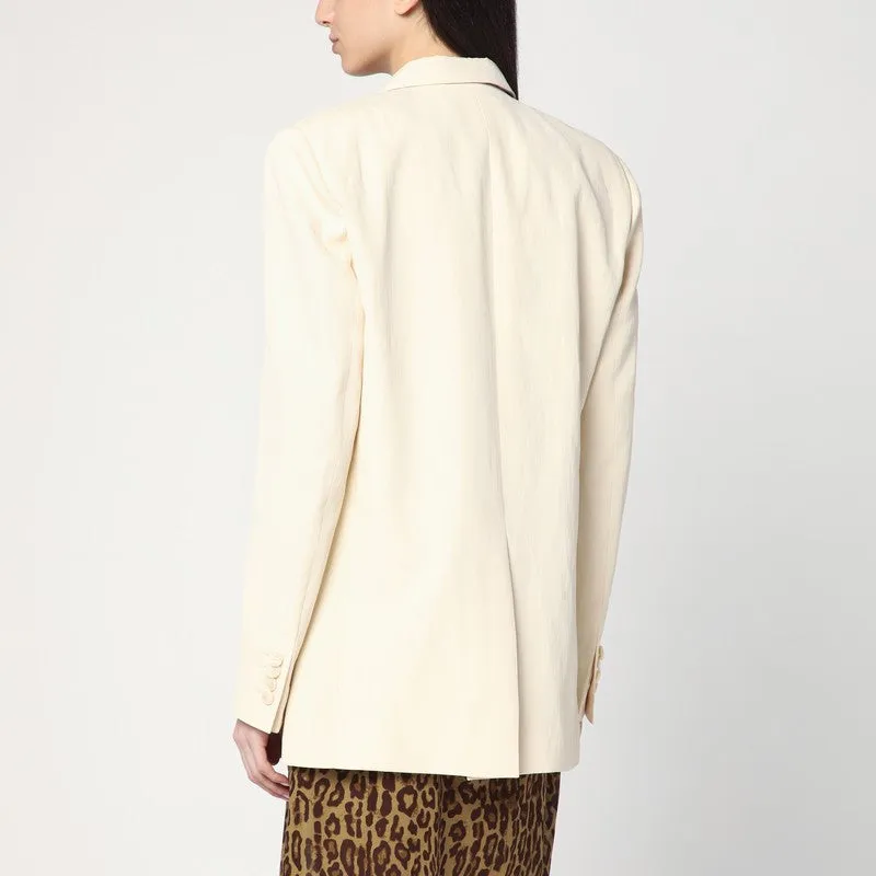 Single-breasted jacket in butter colour sold by Lord & Taylor product image thumbnail 2