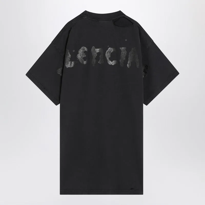 Balenciaga T-Shirt over Painted black in vintage jersey sold by Lord & Taylor product image thumbnail 2