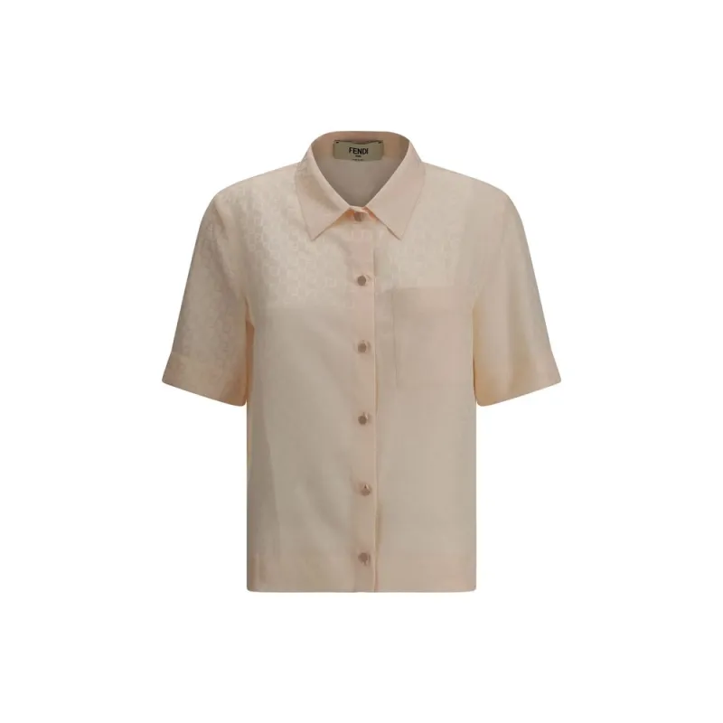 FF pattern Silk Shirt sold by Lord & Taylor