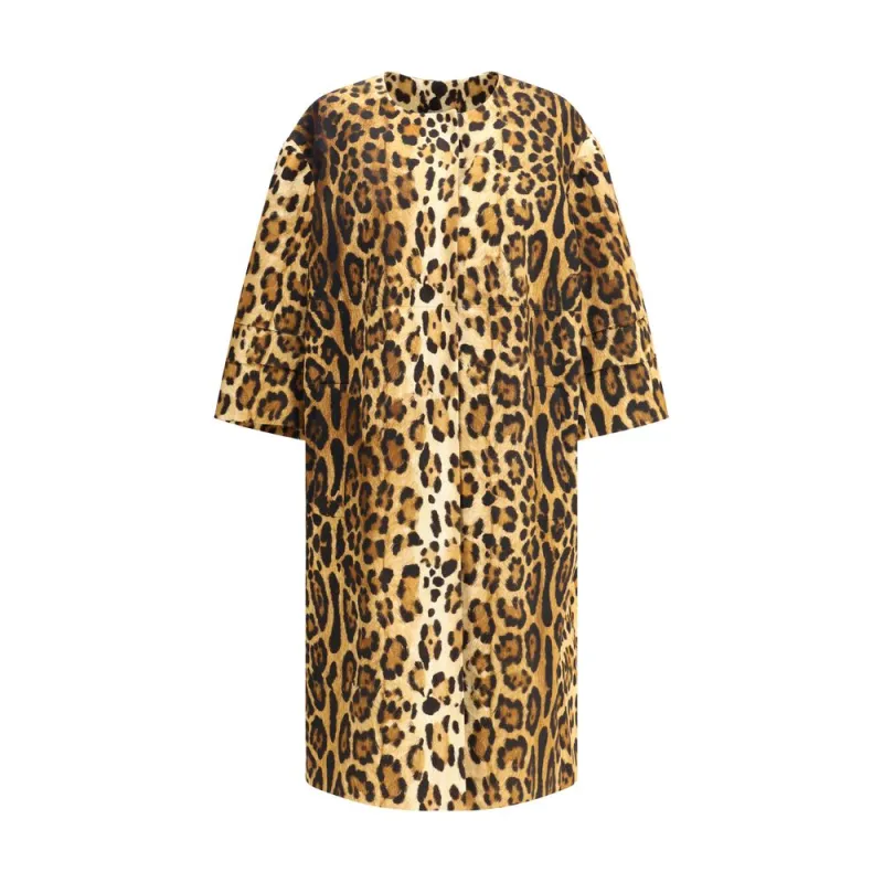 Coat with animal print made by Prada