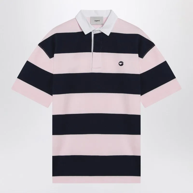 Coperni Pink/Blue striped polo made by Lord & Taylor