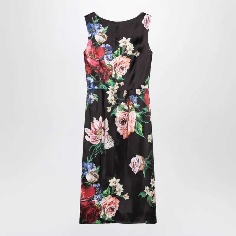 Dolce&Gabbana Black dress with floral print sold by Lord & Taylor product image thumbnail 2