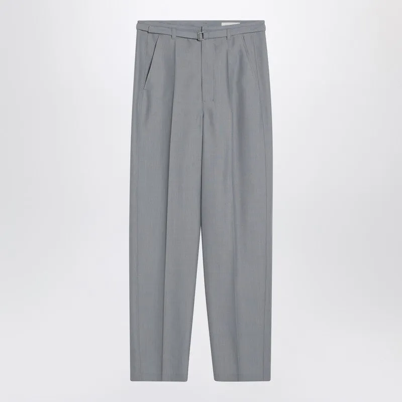 Grey mélange trousers with belt sold by Lord & Taylor