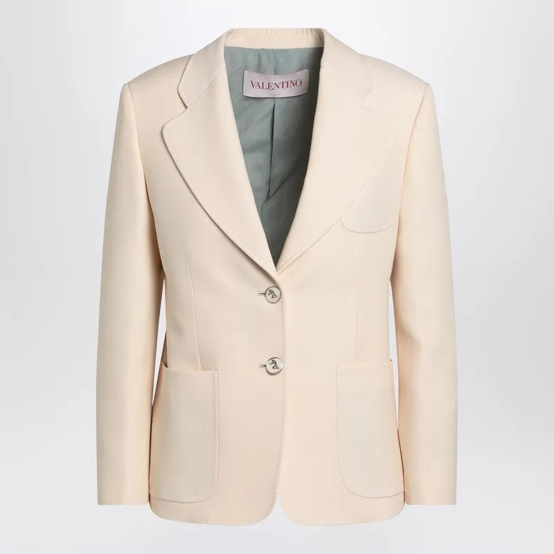 Wool and silk single-breasted jacket sold by Lord & Taylor