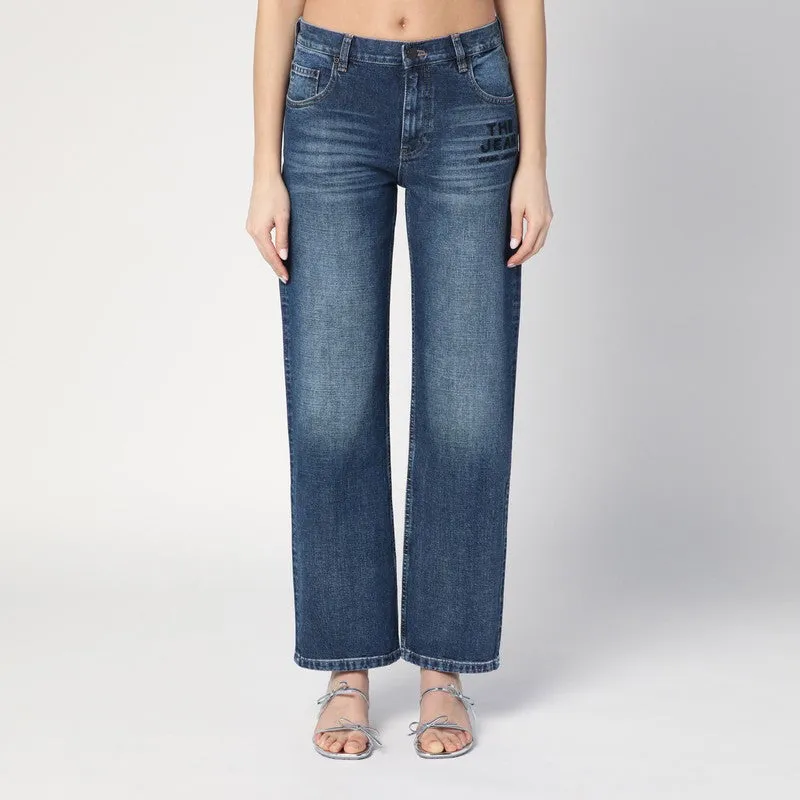 Blue washed-effect jeans sold by Lord & Taylor
