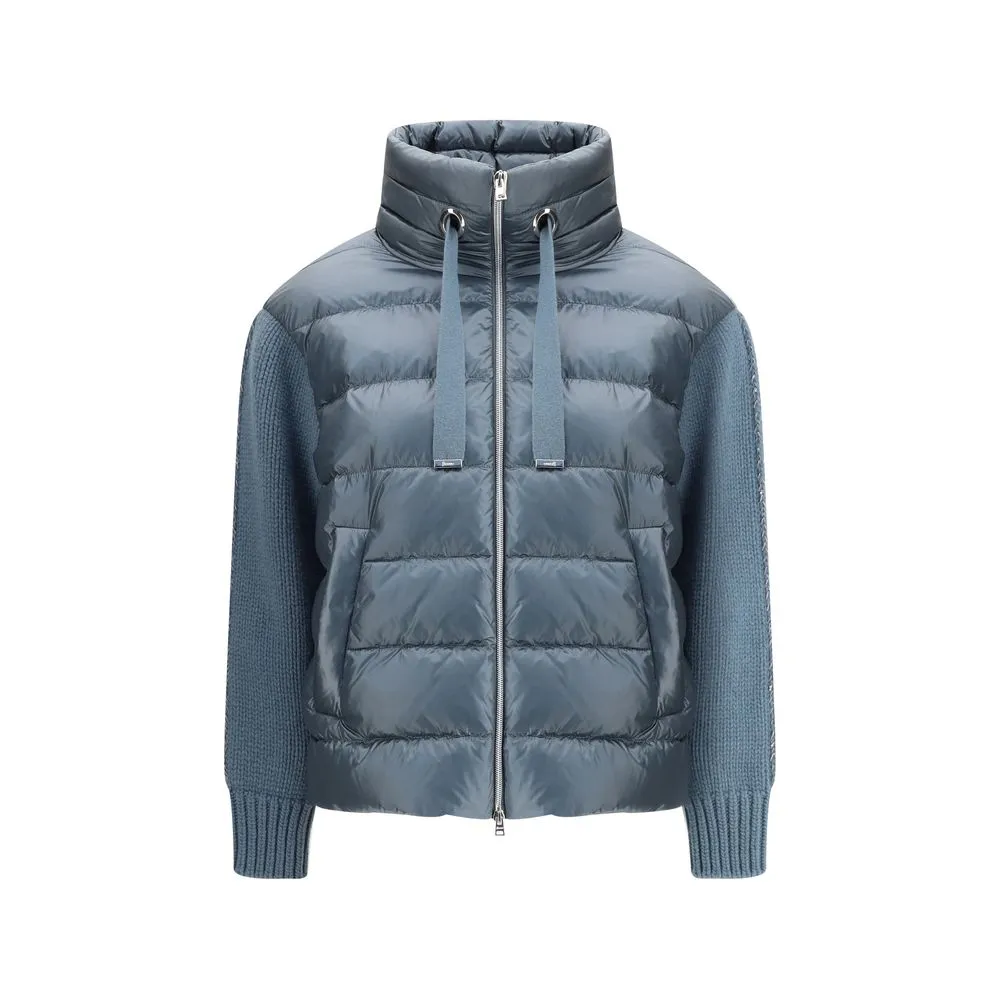 Down Jacket with wool sleeves sold by Lord & Taylor