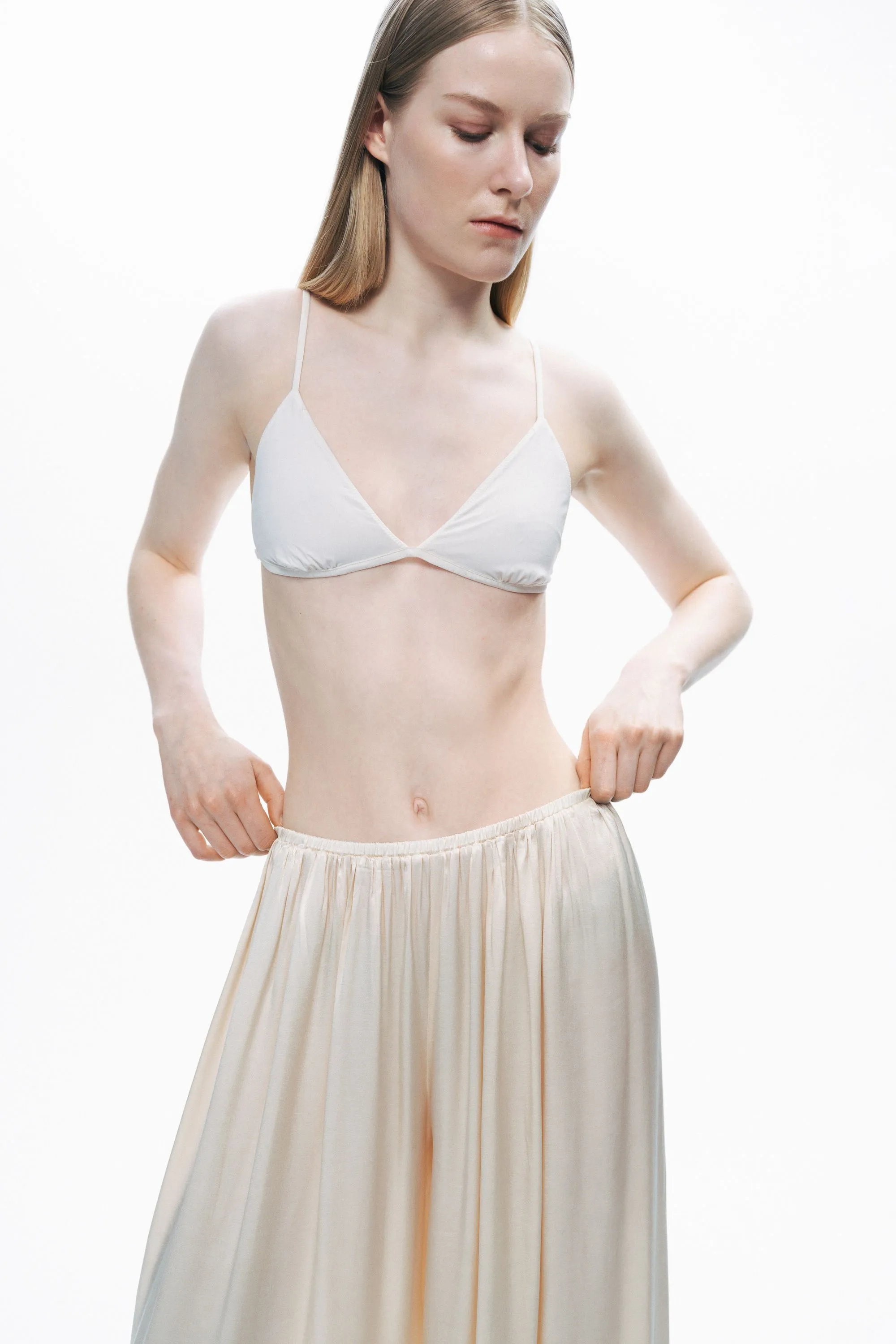 Powder Flowy Wide-Leg Trousers sold by Lord & Taylor product image thumbnail 4