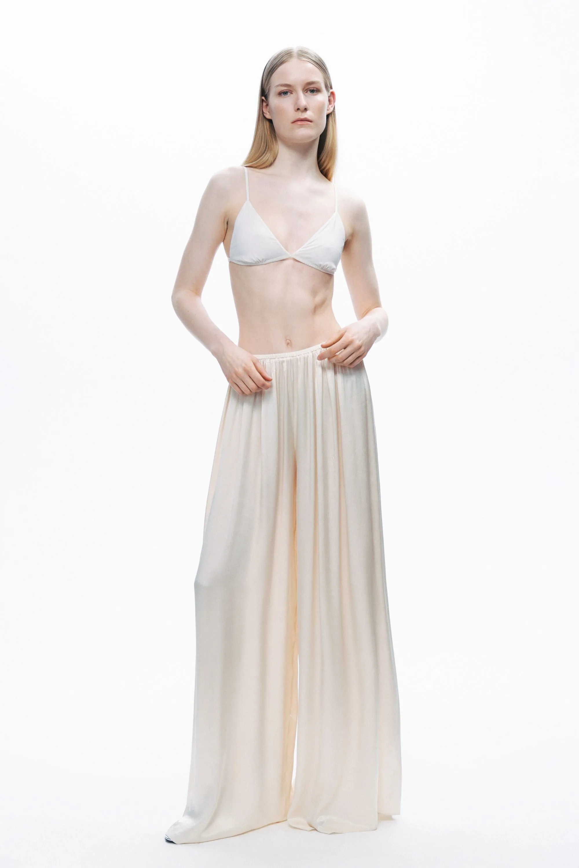 Powder Flowy Wide-Leg Trousers sold by Lord & Taylor