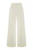 Ecru Wide-Leg Linen Pants sold by Lord & Taylor