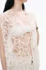 Ecru Floral Embroidered Detailed Vest sold by Lord & Taylor