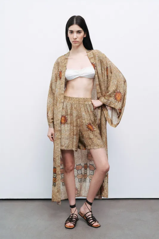 Oversized Mosaic Patterned Kimono sold by Lord & Taylor