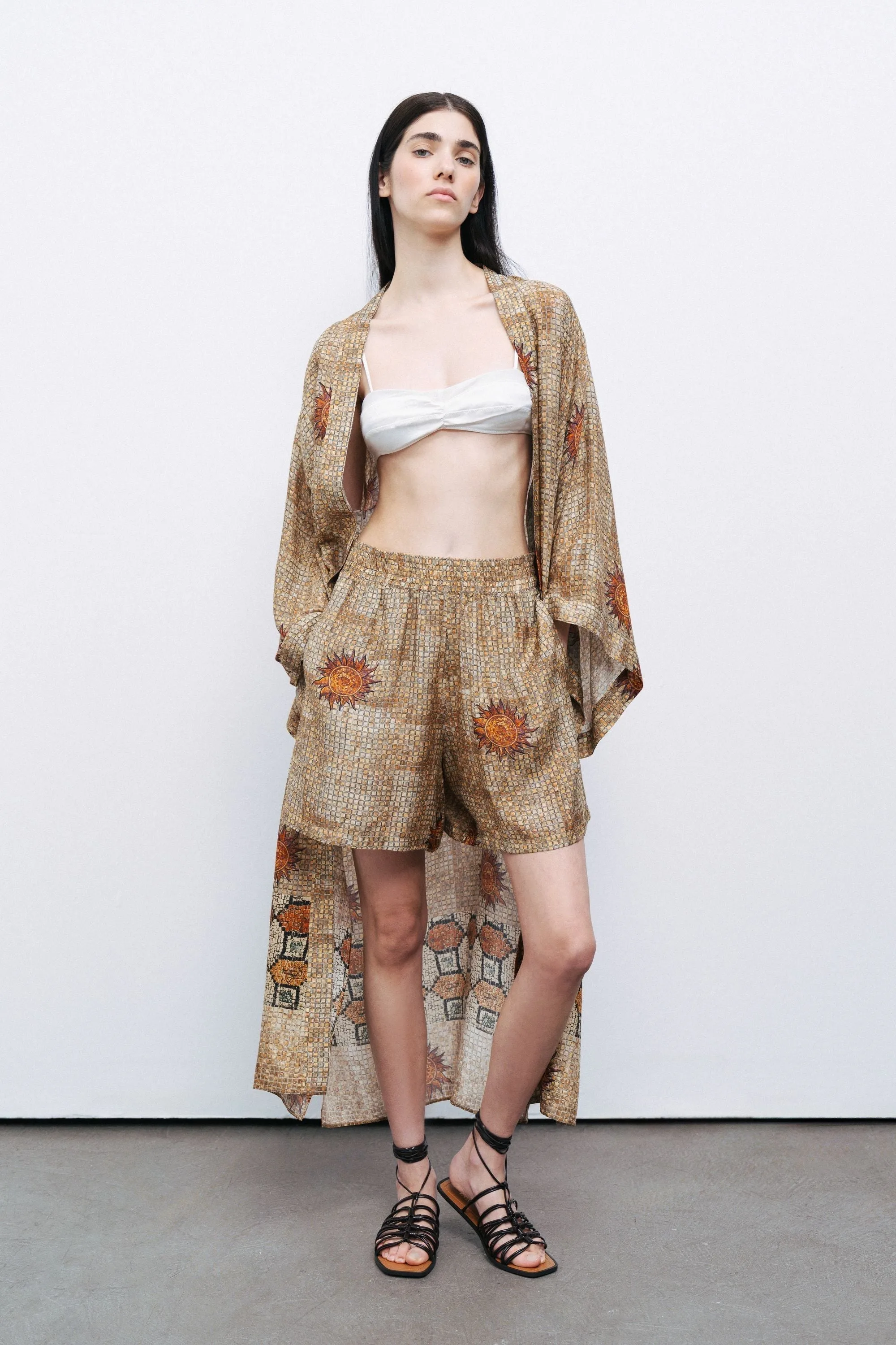 Oversized Mosaic Patterned Kimono sold by Lord & Taylor product image thumbnail 2