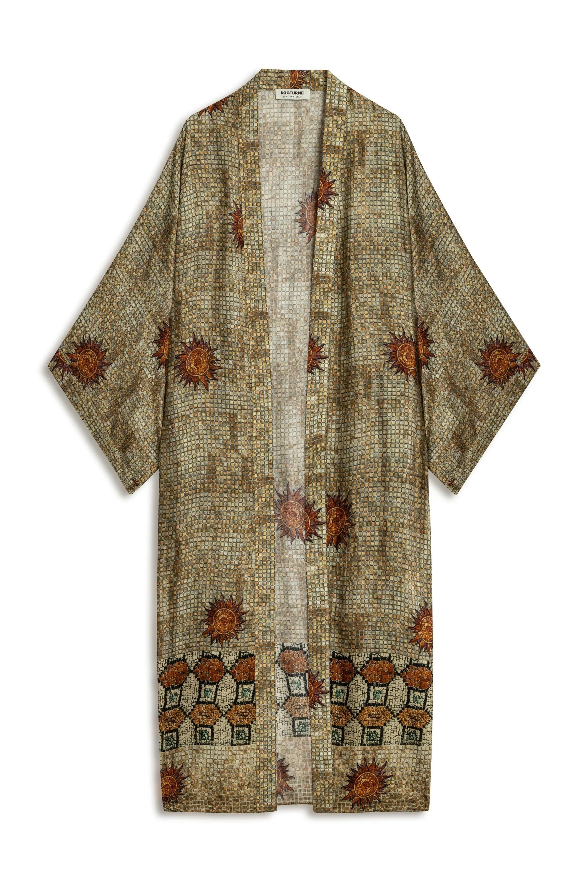 Oversized Mosaic Patterned Kimono sold by Lord & Taylor product image thumbnail 5