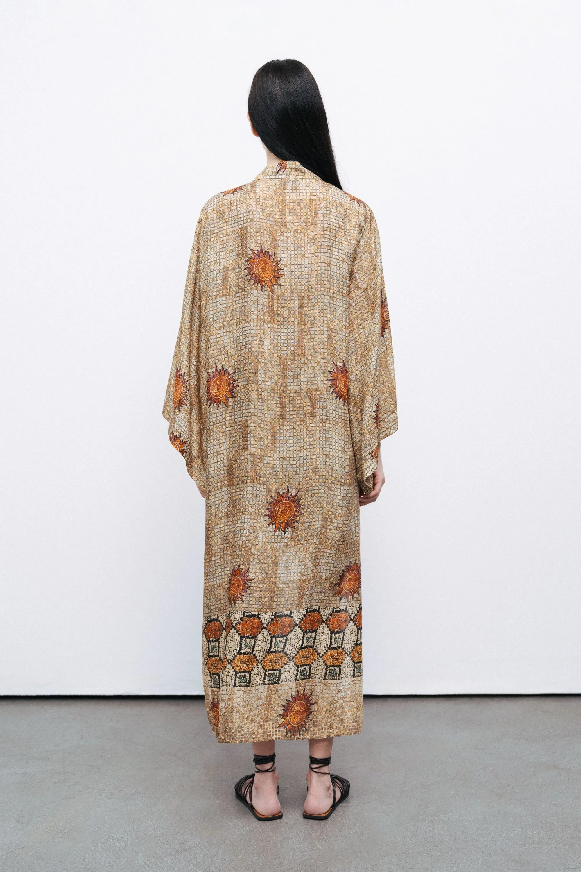 Oversized Mosaic Patterned Kimono sold by Lord & Taylor product image thumbnail 4