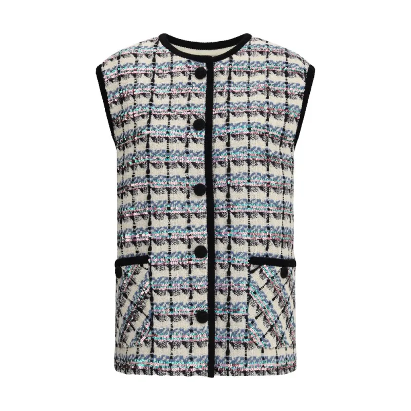 Tweed Vest with sequins sold by Lord & Taylor