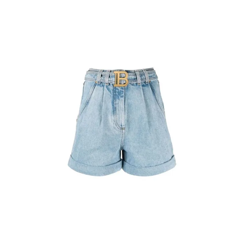Blue Cotton Short sold by Lord & Taylor