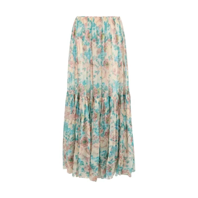 Long floral Skirt sold by Lord & Taylor