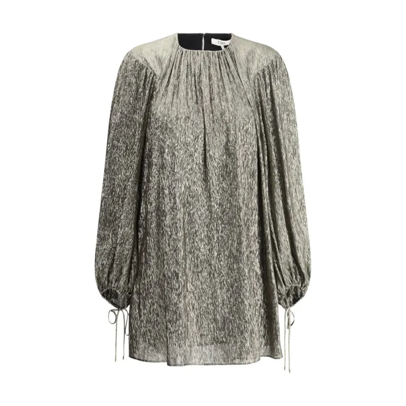 Silk lamé mini Dress sold by Lord & Taylor