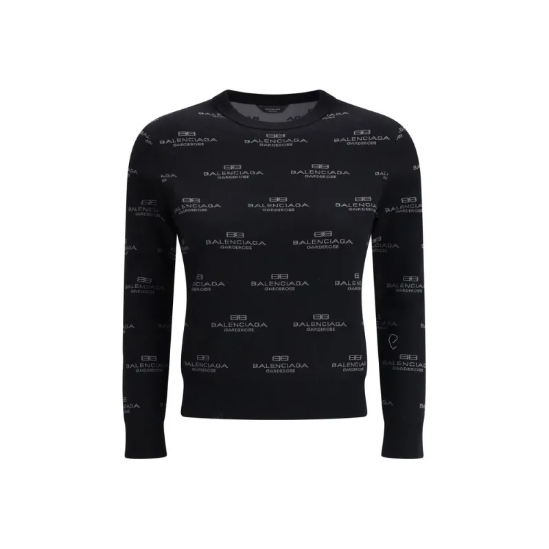 All-over logo Sweater made by Balenciaga
