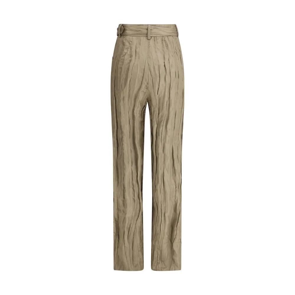 Ruched silk Norman Pants sold by Lord & Taylor product image thumbnail 2