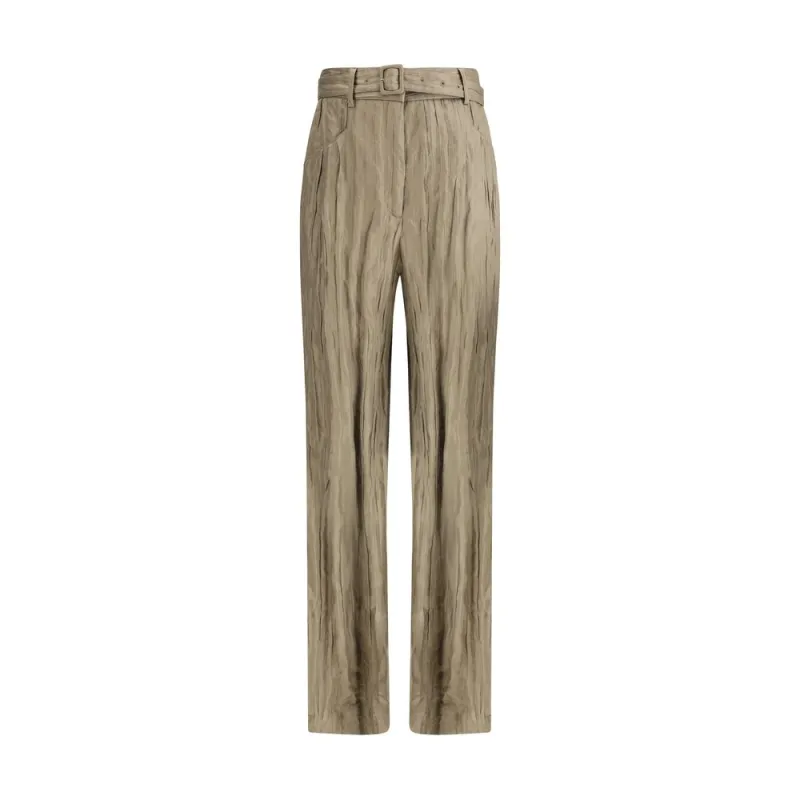 Ruched silk Norman Pants sold by Lord & Taylor