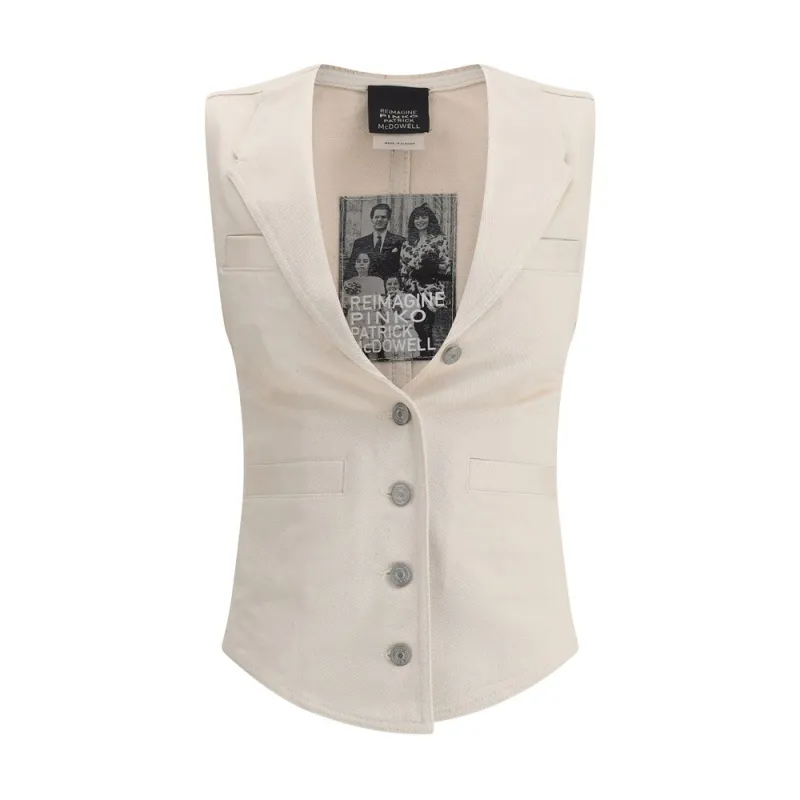 Denim Vest made by Pinko