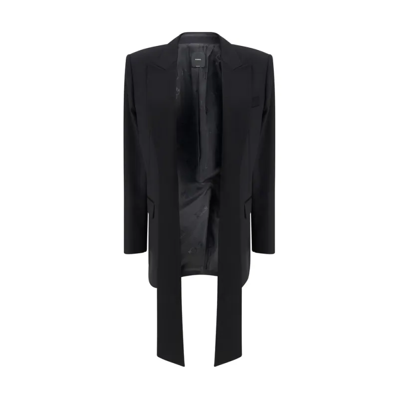 Asymmetric design Blazer sold by Lord & Taylor
