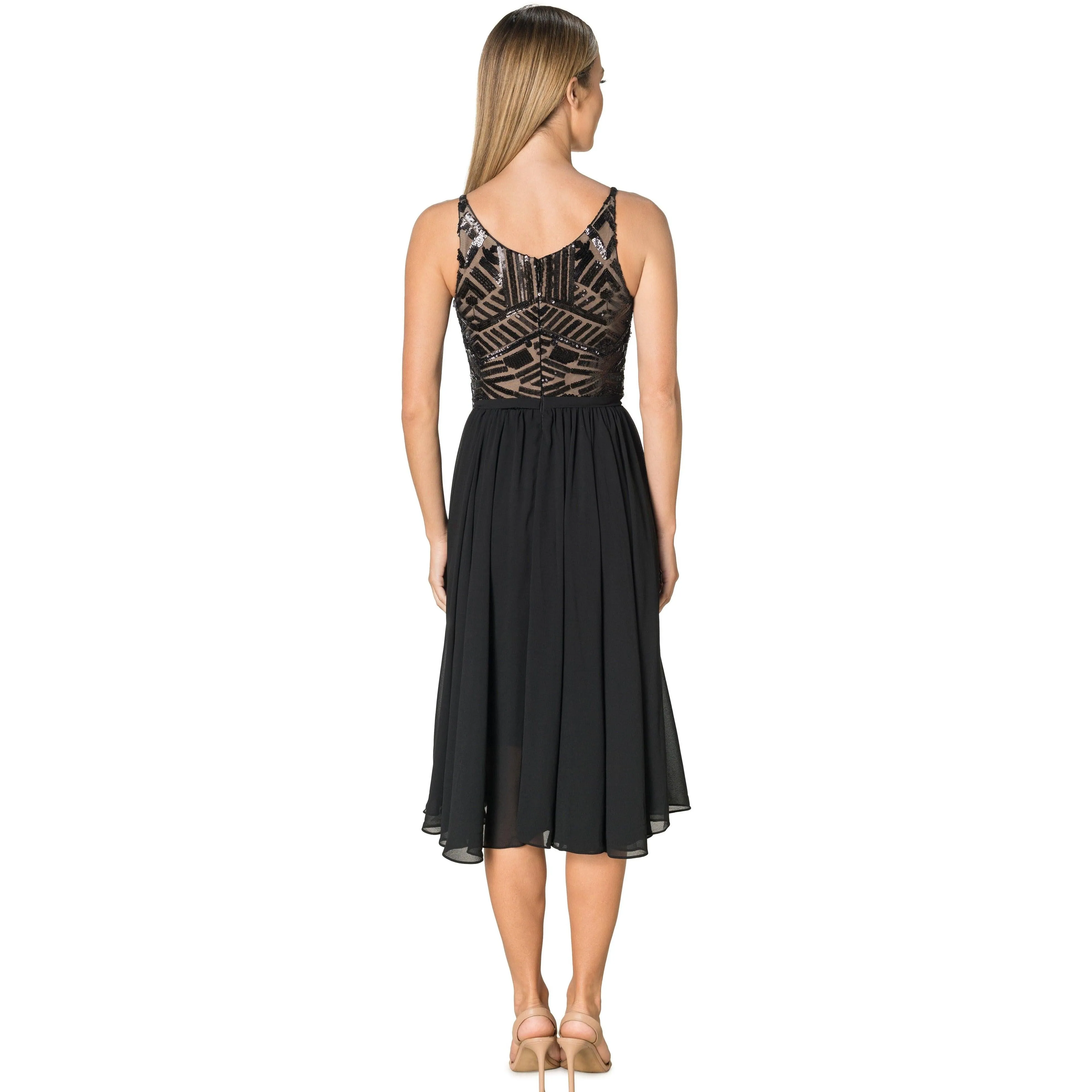 Alicia Mixed Media Dress sold by Lord & Taylor product image thumbnail 3