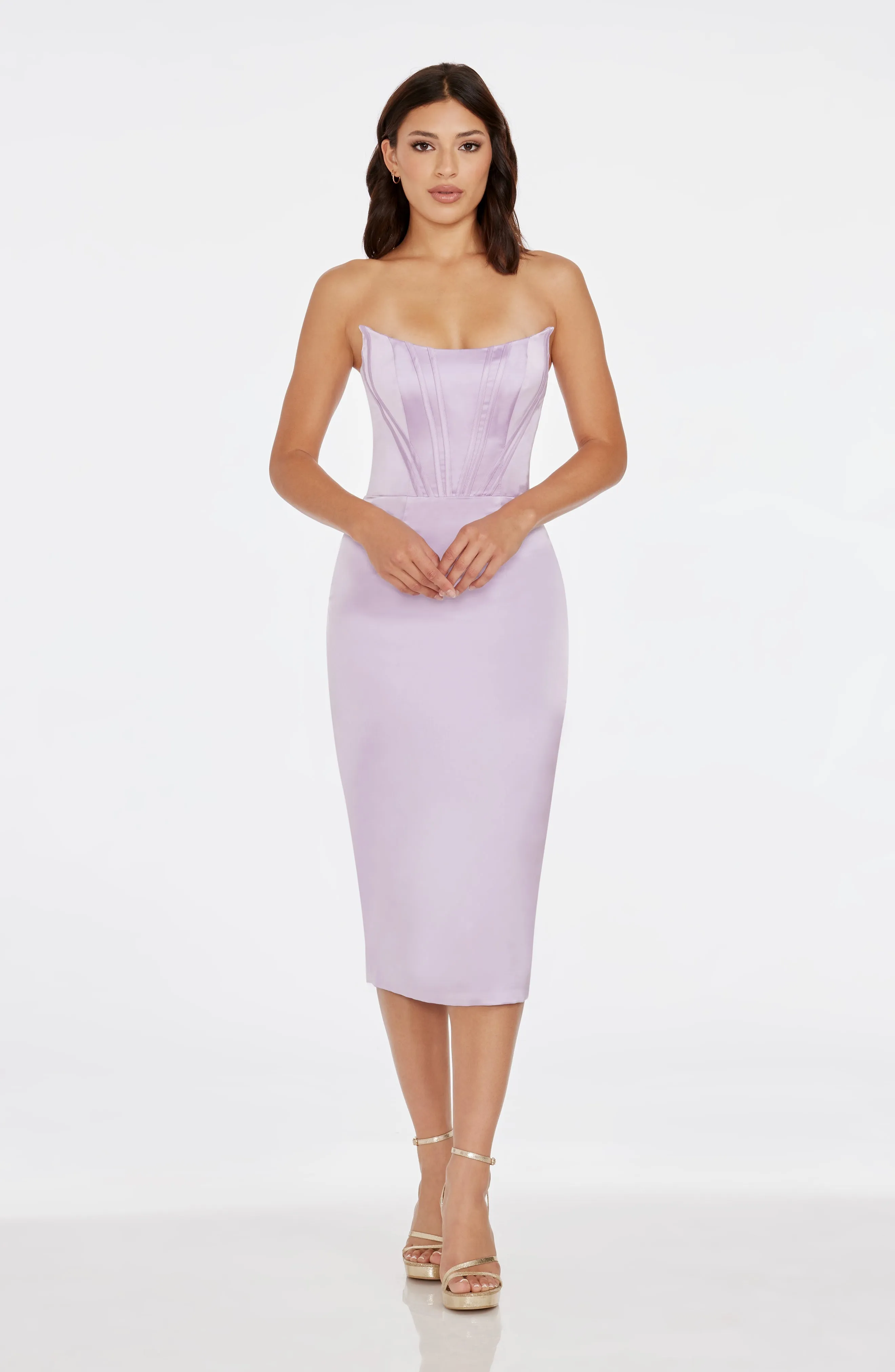 Cosette Satin Dress sold by Lord & Taylor product image thumbnail 2