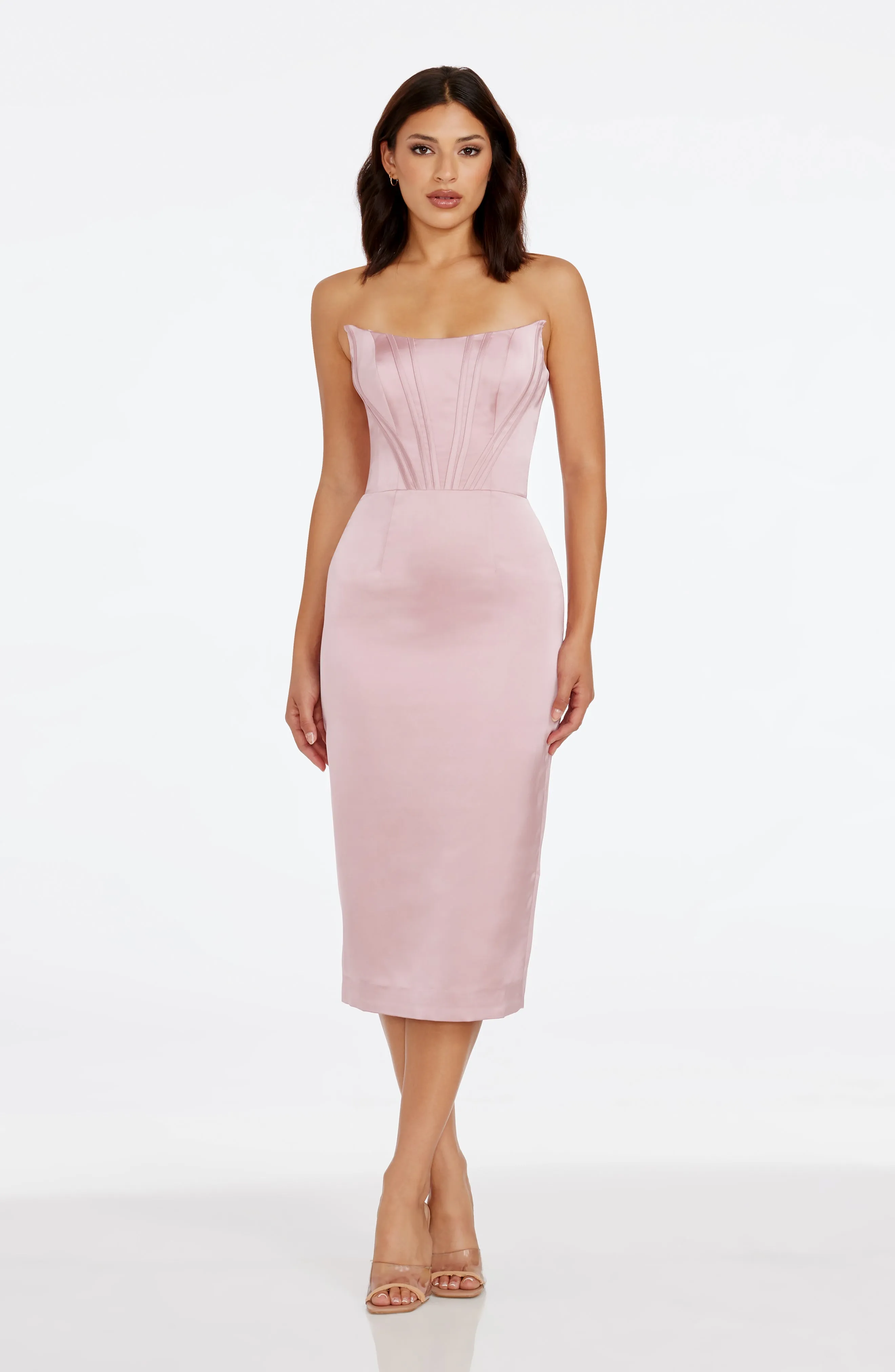 Cosette Satin Dress sold by Lord & Taylor product image thumbnail 5