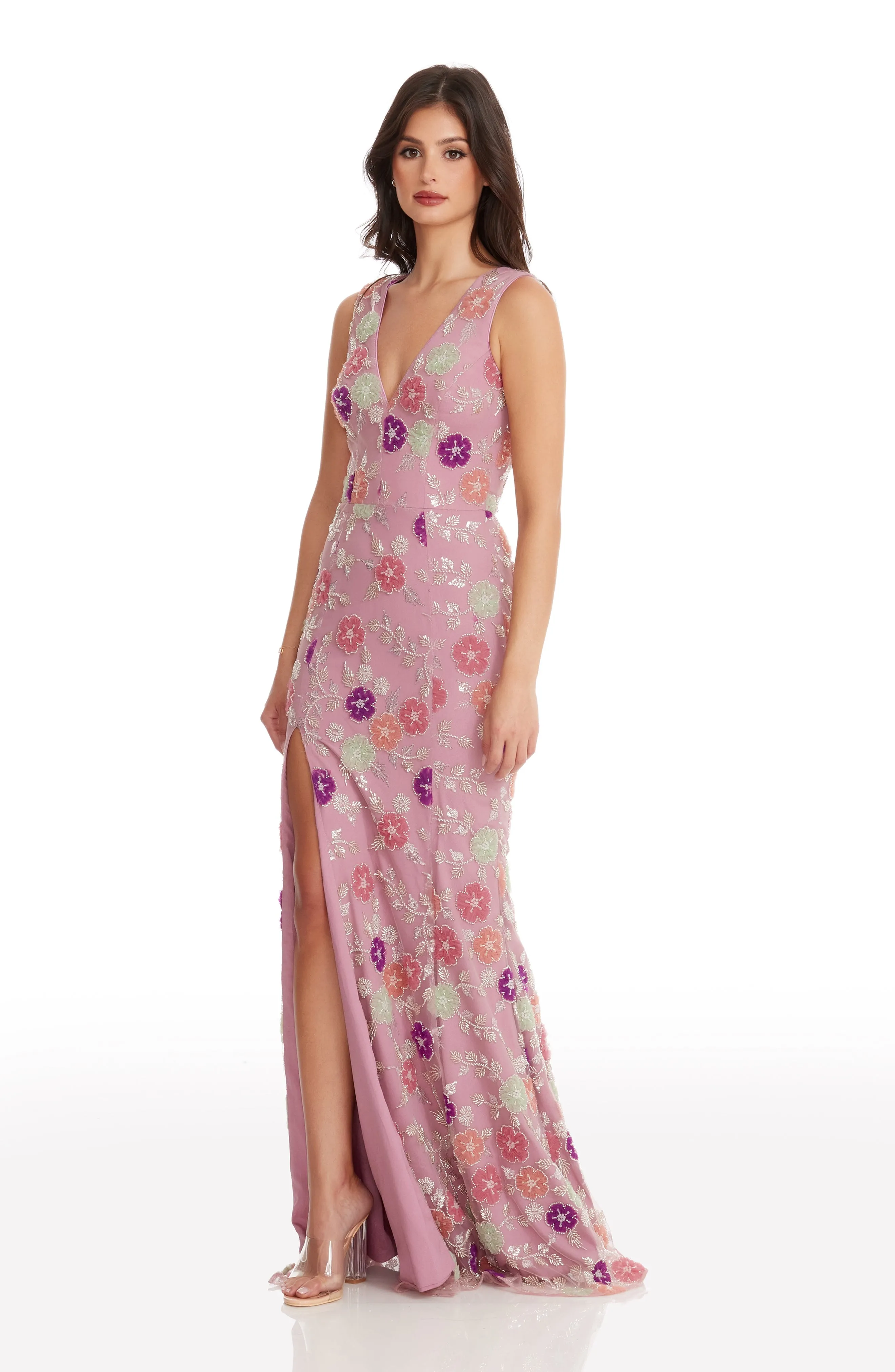 Sandra Floral Gown sold by Lord & Taylor product image thumbnail 4
