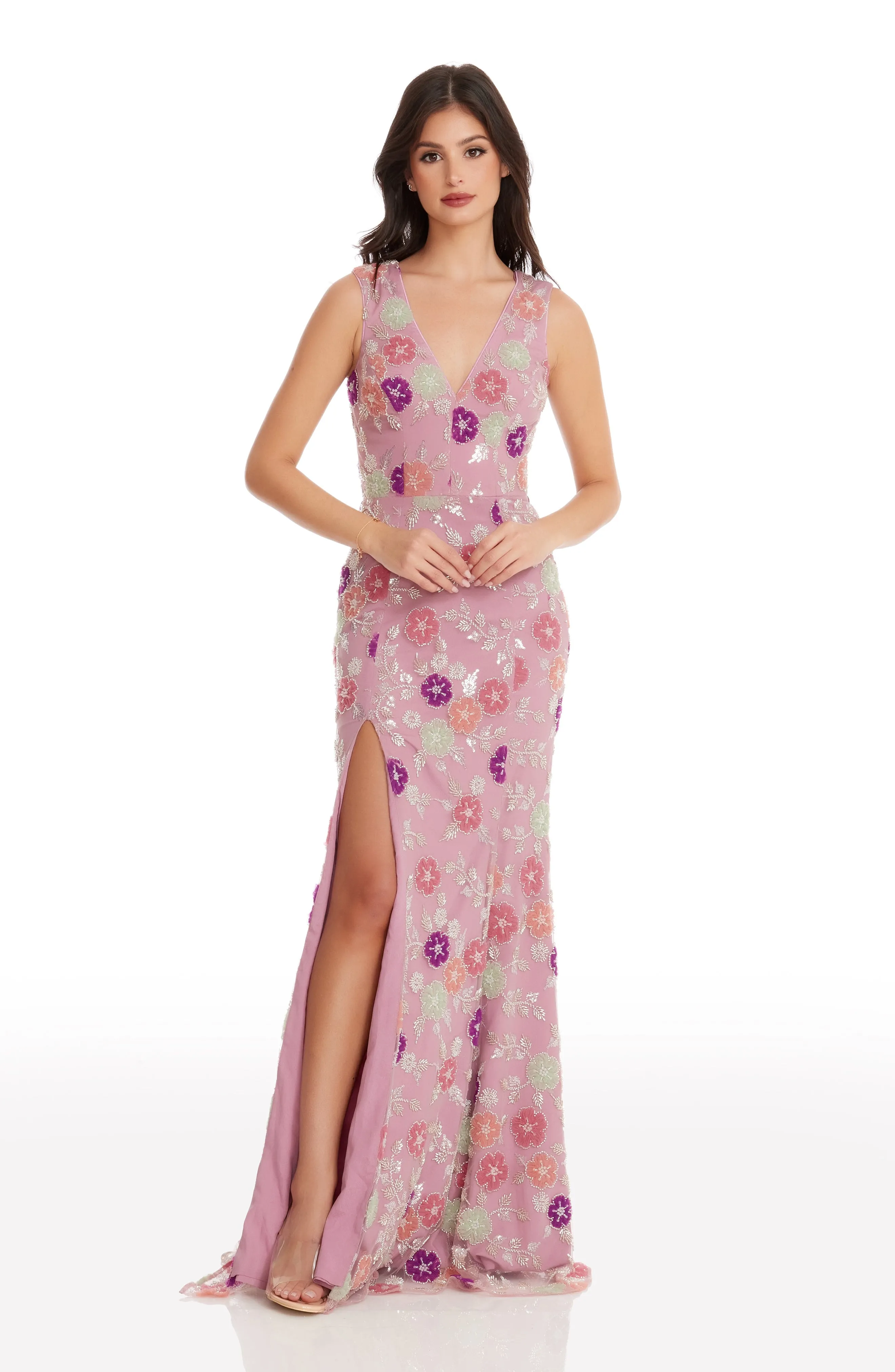 Sandra Floral Gown sold by Lord & Taylor product image thumbnail 2