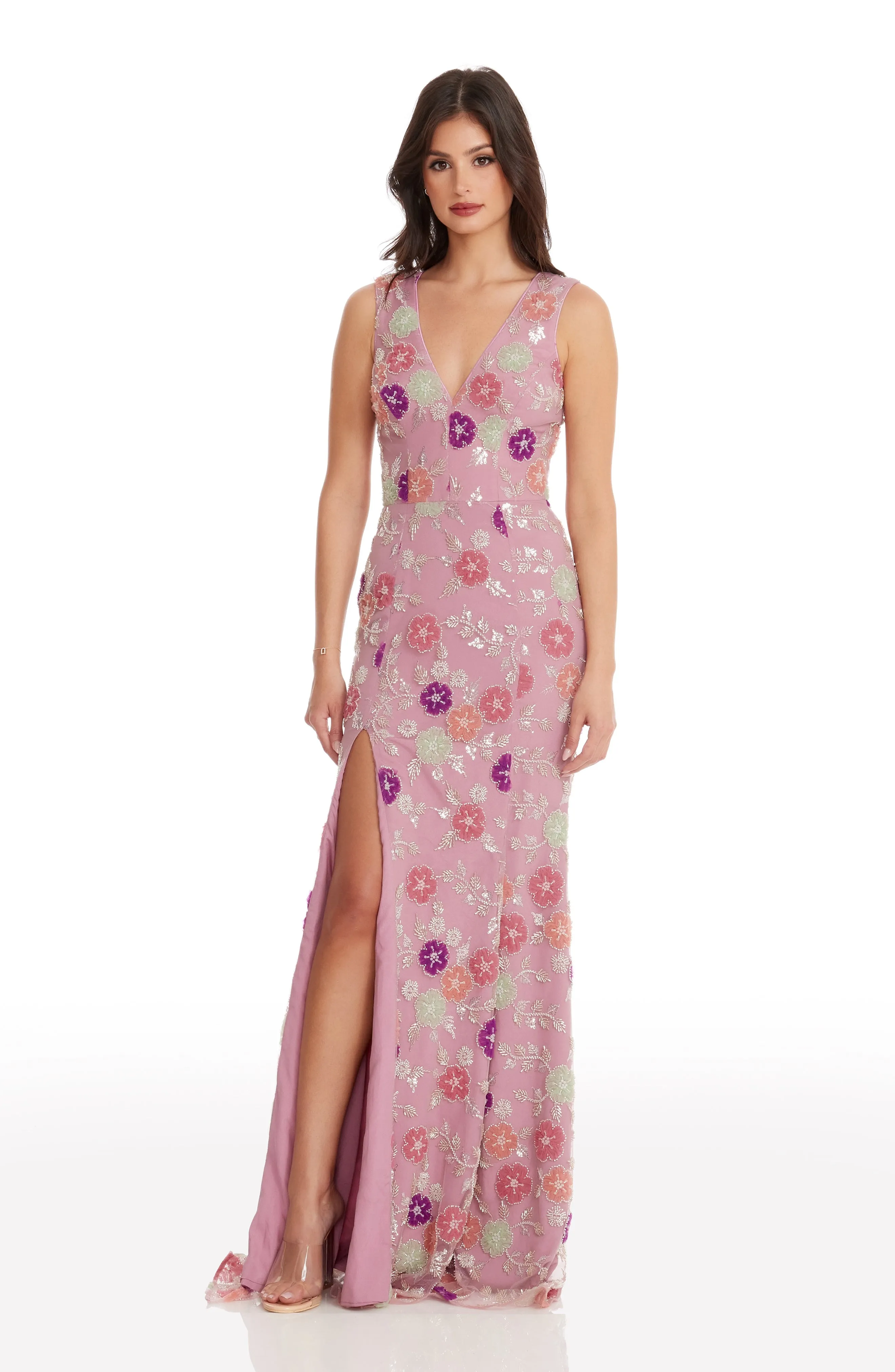 Sandra Floral Gown sold by Lord & Taylor product image thumbnail 3