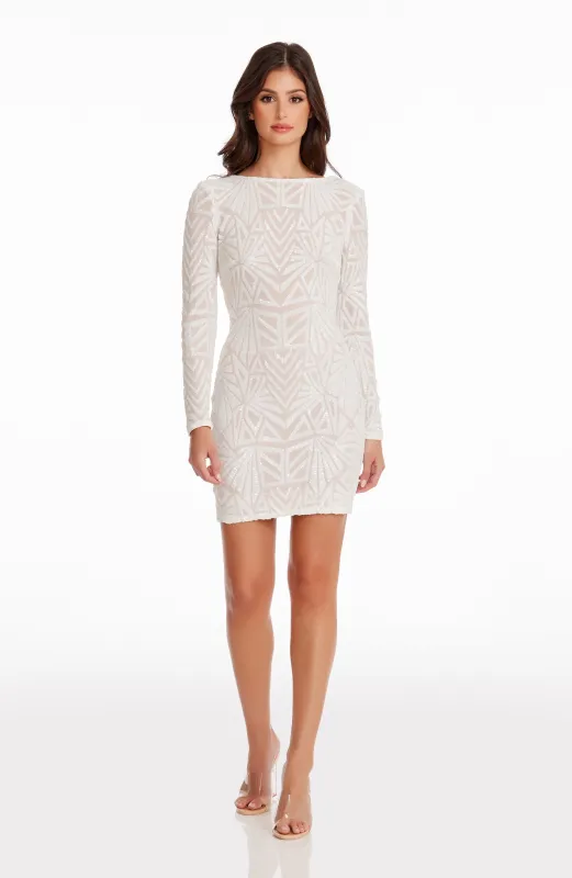Lola Art Deco Sequin Dress sold by Lord & Taylor