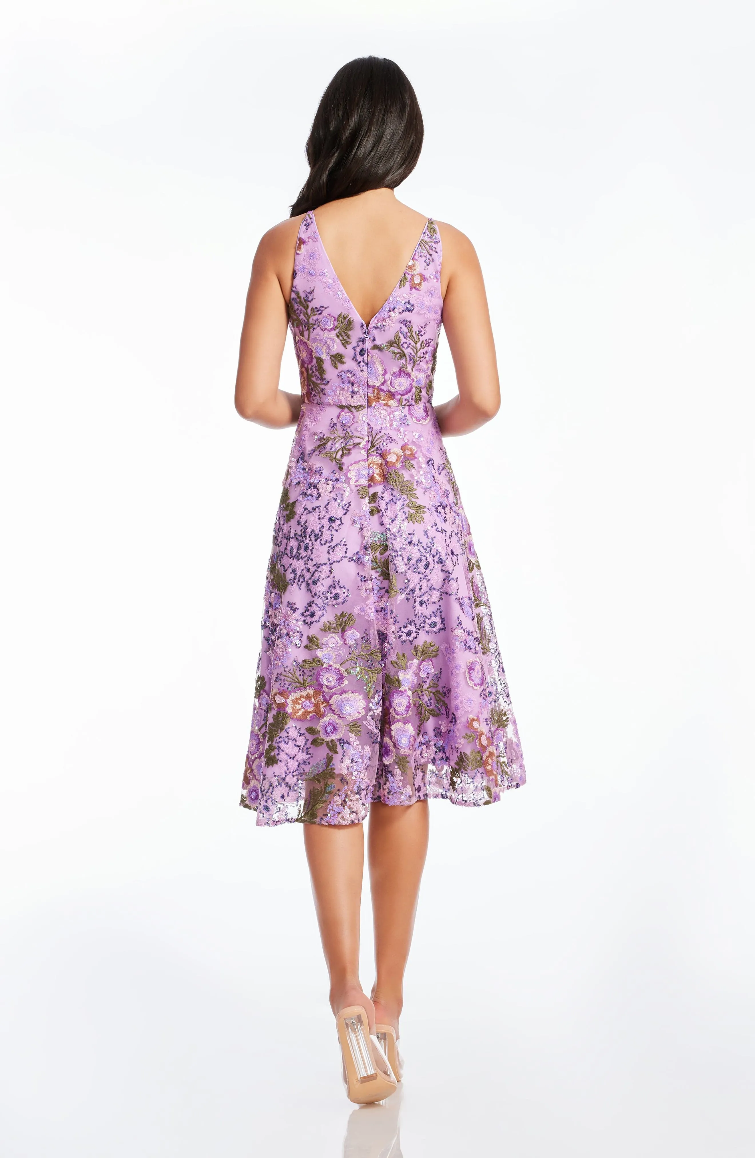 Elisa Peony Sequin Dress sold by Lord & Taylor product image thumbnail 4