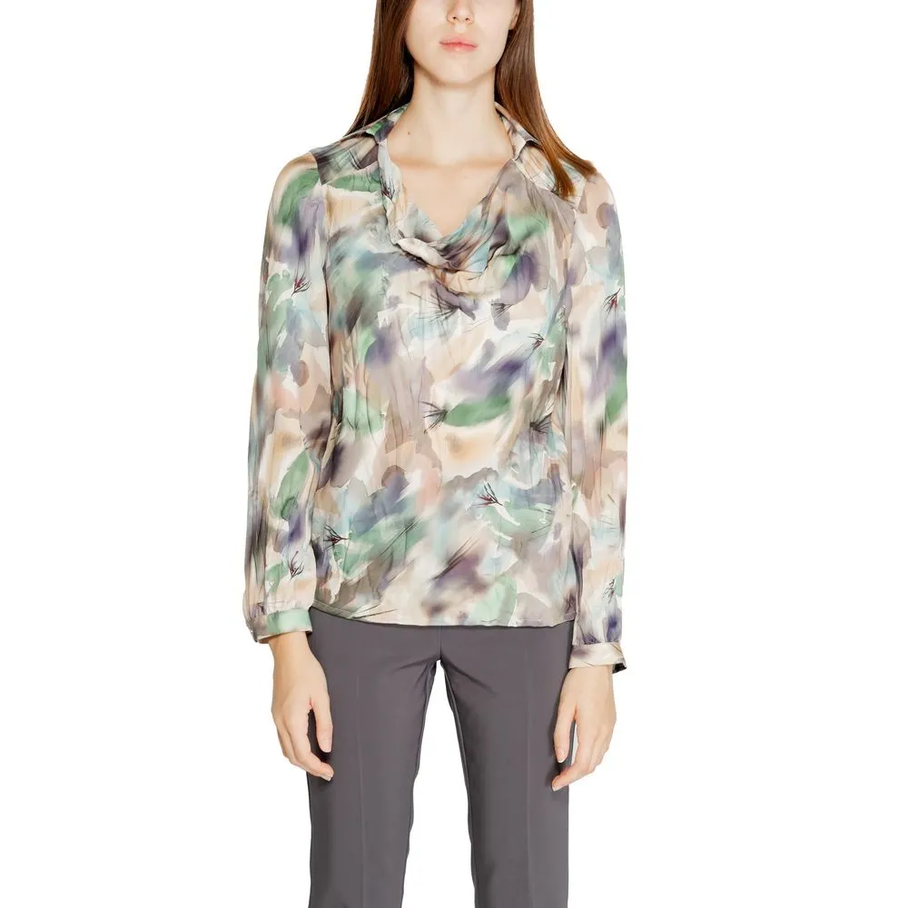 Green Polyester Shirt sold by Lord & Taylor